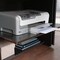 Space-Saving Armoire with Drop Leaf Desk and Adjustable Shelves for Home Office or Crafting